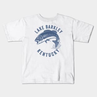 Lake Barkley Kentucky Bass Fishing Kids T-Shirt